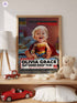 Custom Baby Wonder Poster – Personalized Baby Girl Hero Wall Art